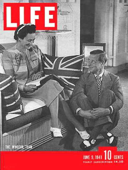 Life Magazine Cover Copyright 1941 The Windsors Mad Men