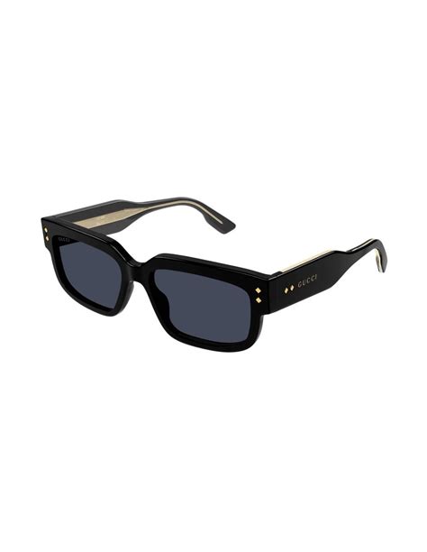 occhiali da sole gucci gg1218s 001 black grey 56 17 prezzo 217 00