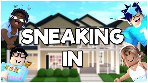 Sneaking Into Youtubers Home On Bloxburg Roblox Youtube