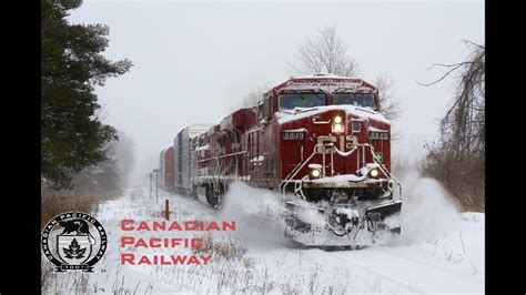 Wallpaper Canadian Pacific Railway Snow Winter 1920x1080