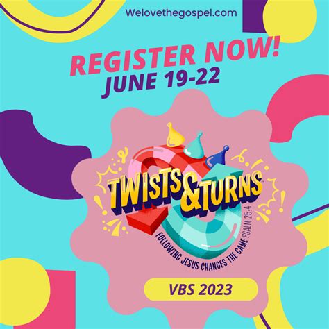 Vbs 2023 Twists And Turns 895 Kvne Community Events