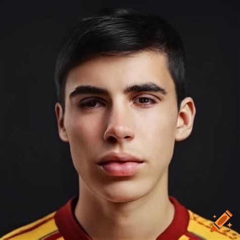 Portrait Of A 25 Year Old Spanish Soccer Player