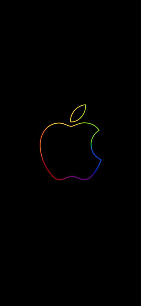 Tumblr hintergründe handy hintergrund pastell hintergrundbilder zeichnungen apple galaxy bildschirmhintergrund. Apple Logo Neon : iWallpaper