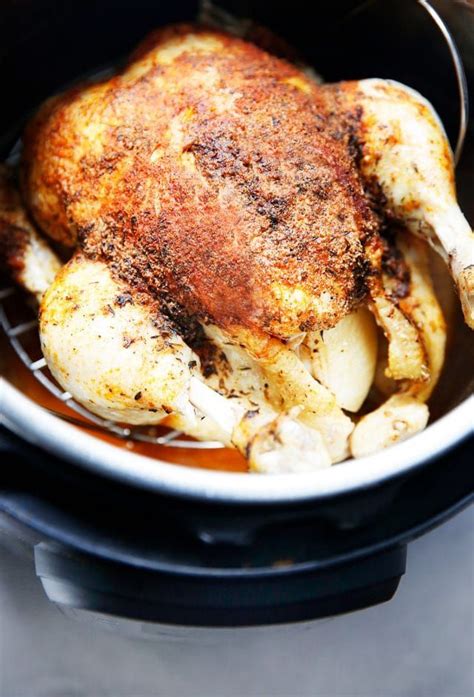 The cooking time for a whole chicken will need to be calucated from the weight of the bird. How to Cook a Whole Chicken in the Instant Pot - Lexi's ...