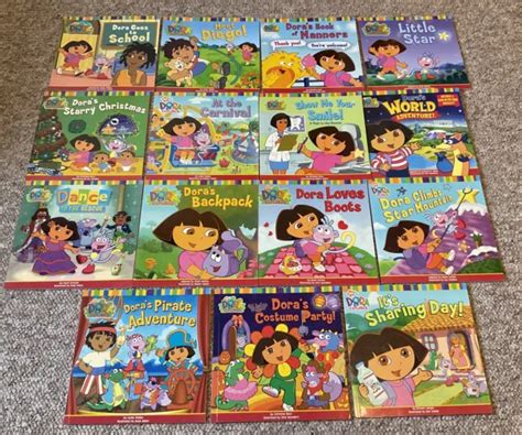Dora The Explorer Book Bundle X15 Books Nick Jr Book £999 Picclick Uk