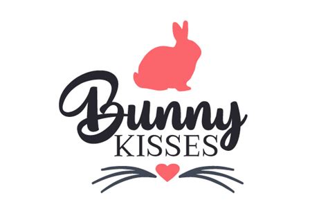 Bunny Kisses Svg Cut File By Creative Fabrica Crafts Creative Fabrica