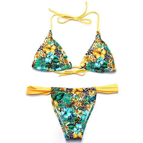 ๏cooclo 2019 Bikini Femmes Maillots De Bain Jeunes Filles Bikinis Beachwear Sexy Brésilienne