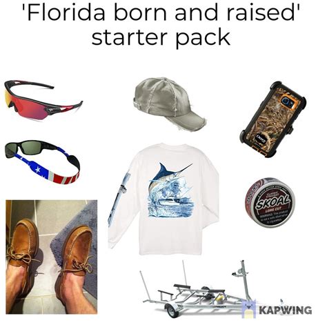 Florida Born And Raised Starter Pack Starterpacks