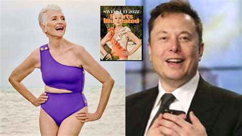 Elon Musks Mom Maye Musk Poses In Swimsuit On Sports Illustrated Cover