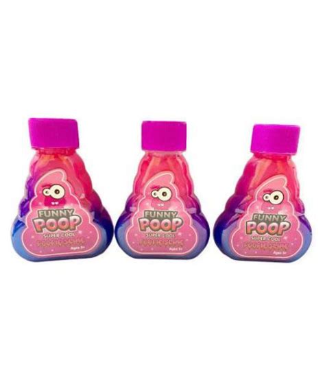 Fatfish Unicorn Poop Slime For Kids Pack Of 3 Multicolor Buy