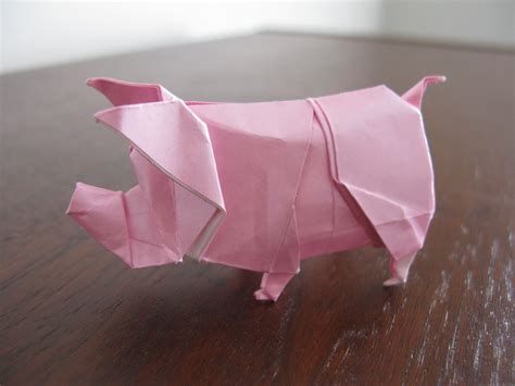 Origami A Week Week 7 Pig