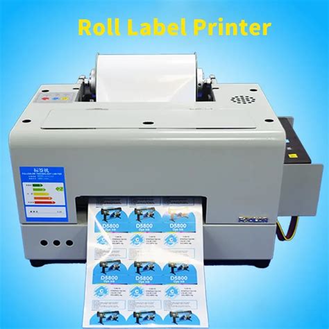 Adhesive Label Sticker Printing Machine A4 Roll Label Printer Water