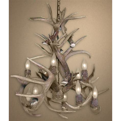 I came across a very unique type of chandelier which was put together using deer antlers! Real Antler Whitetail Inverted Cascade Chandelier WTIC ...