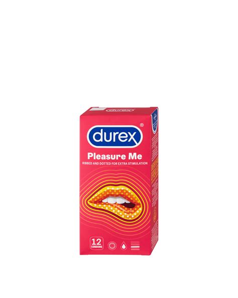 Durex Condoms Pleasure Me Ribbed And Dotted 12 Count Peppery Spot