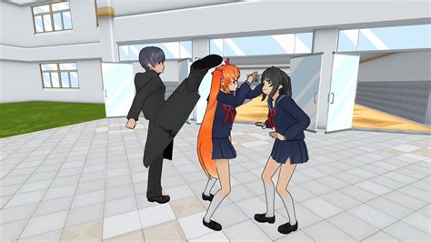 Osana Trying Kill Yan Chan Your Requests Pose Mod Yandere