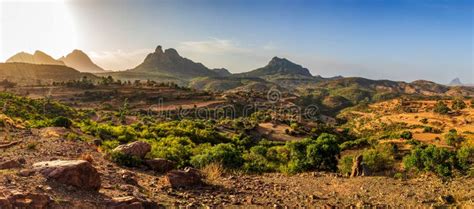 Ethiopian Landscape Ethiopia Africa Wilderness Stock Image Image Of