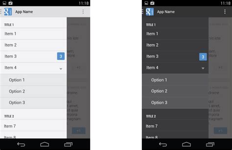 AndroidCodes Android Navigation Drawer With Submenu