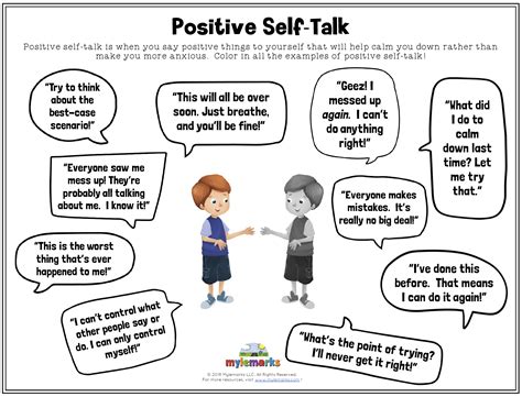 Positive Self-Talk (Anxiety)