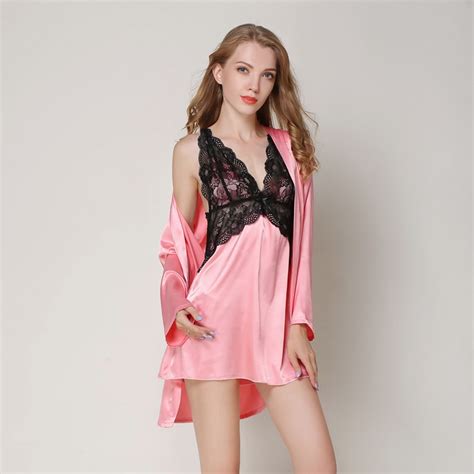 Buy Sexy Womens Robe And Gown Sets Bridesmaids Nighties