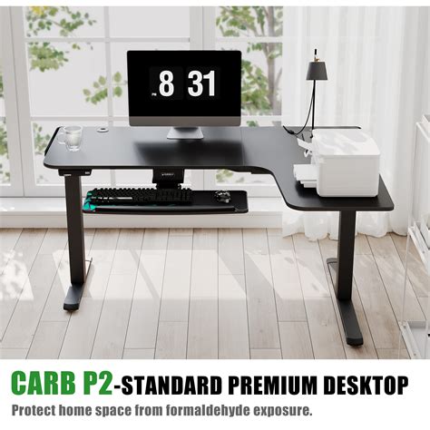 Buy Eureka Ergonomic Standing Desk L Shaped 60 Inch Gaming Desk