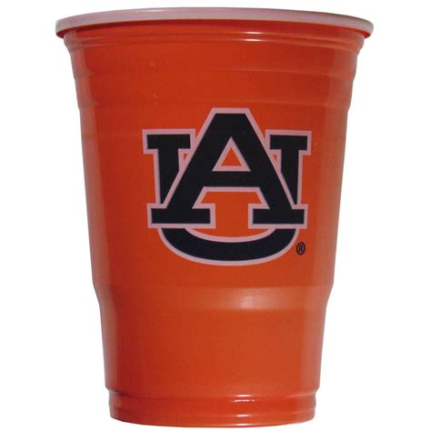 Auburn Tigers Plastic Gameday Cups 18oz 18ct Solo Tailgate Party Suppl