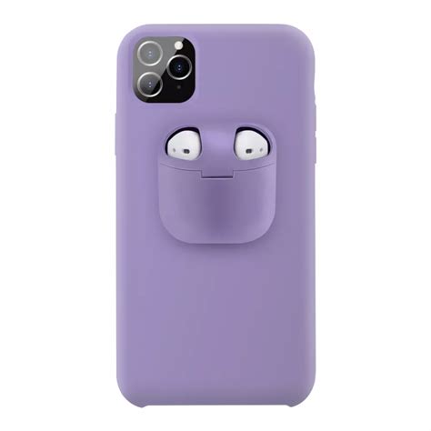 Coque Iphone Airpods Violette Pastel Coqueairpodsfr