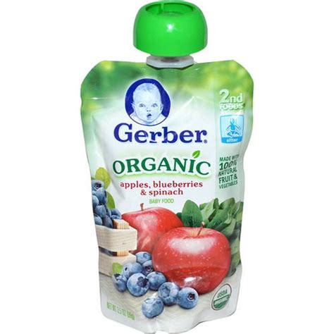 Gerber Organic Baby Food Apples