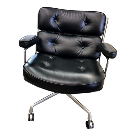 Thanks to the vintage eames pages at eames office, you can enjoy a 1966 brochure in pdf form, promoting the eames executive office group. 1970s Vintage Eames Authentic Time-Life Black Leather ...