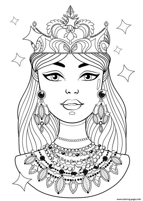 Download and print one of our necklace coloring page to keep little hands occupied at home; Shining Princess With Necklaces Coloring Pages Printable