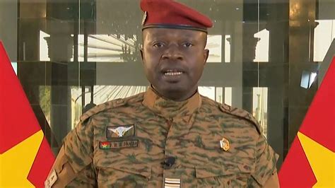 Burkina Faso Le Lieutenant Colonel Paul Henri Sandaogo Damiba Est