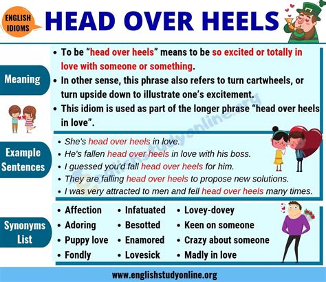 Head Over Heels Definition Useful Examples Synonyms List English