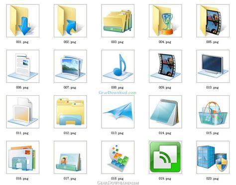 Windows 7 Icons Pack Ico Format Free Download