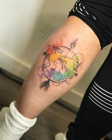101 amazing world map tattoo designs you need to see tattoos for guys world map tattoos map