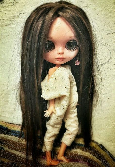 blythe black hair blythe dolls blythe custom dolls