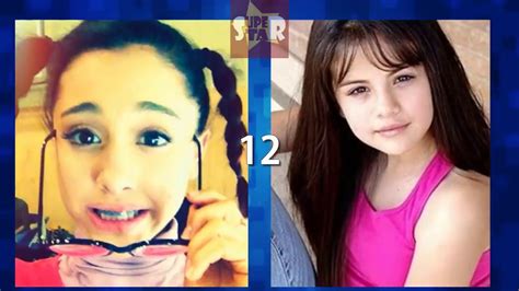 Ariana Grande Vs Selena Gomez Transformation From 1 To 25 Years Old Olivia Bayona Youtube