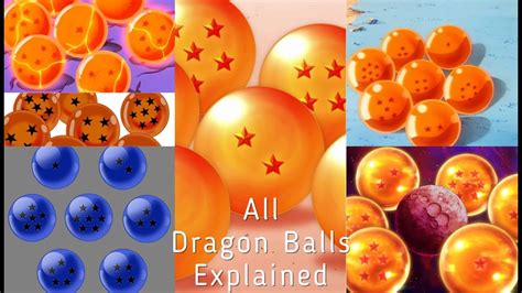Get all of the dragon balls to wish for: All forms / and Versions of the Dragon Balls with ...