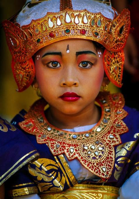 Young Balinese Dancer Peliatan Bali Indonesia Bali Kids Around