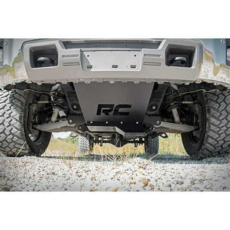 Rough Country Front Skid Plate Armor Fits 2014 2018 Chevy Silverado