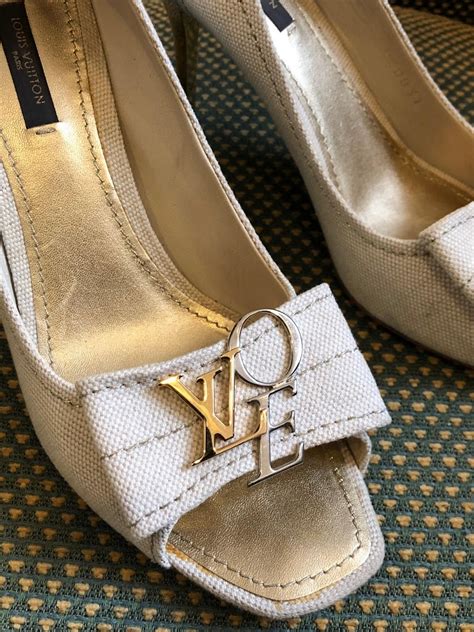 Louis Vuitton Love Open Toes High Heels Shoes Stiletto Chelsea Vintage Couture