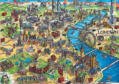 Mappa Della Città Di Londra Puzzle Online