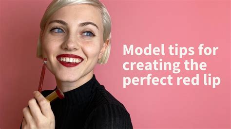 Model Tips For Creating The Perfect Red Lip Youtube