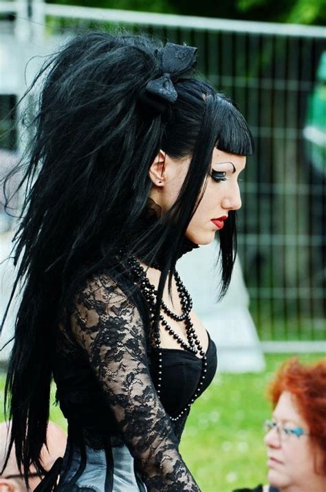 Goth Girl With Nice Hair Gothic Hairstyles Goth Hair Goth Beauty