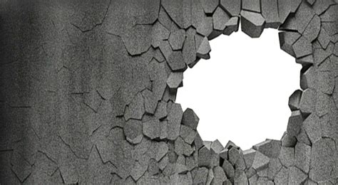 Hole Vector Paper Wall Broken Psd Clipart Large Size Png Image Pikpng