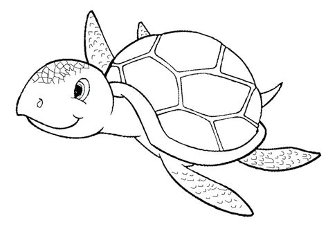 Elegant and sleek in their underwater world. Leatherback Sea Turtle Coloring Page at GetColorings.com ...