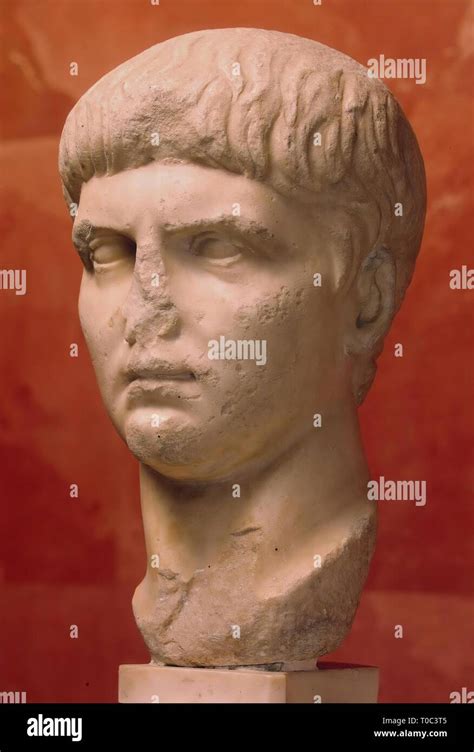 Portrait Of The Emperor Nero As A Youth Ancient Rome Mid 1st