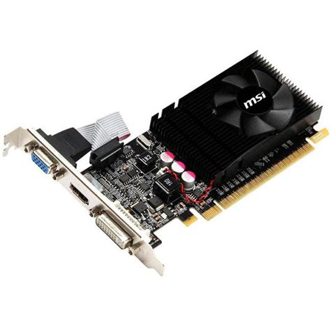 Msi Geforce Gt 610 2gb Low Profile Video Card N610 2gd3lp Mwave