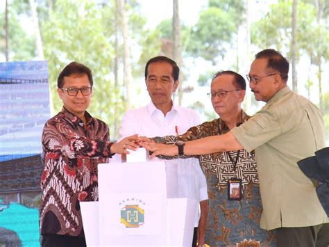 Presiden Jokowi Groundbreaking Bandar Udara Ibu Kota Nusantara Dan