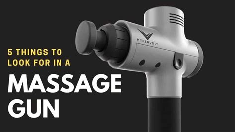5 Things To Look For In A Massage Gun Massage Gunfight
