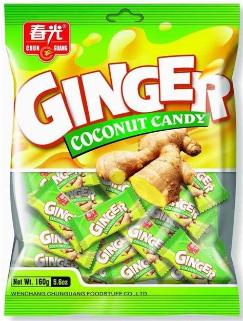 China Ginger Coconut Candy 772799 China Candy Hard Candy