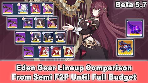 Beta 57 Honkai Impact 3 Sea Comparison Gear For Eden From Semi F2p